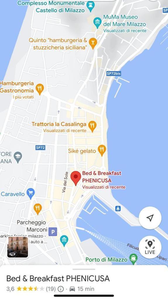 Phenicusa Milazzo Bagian luar foto